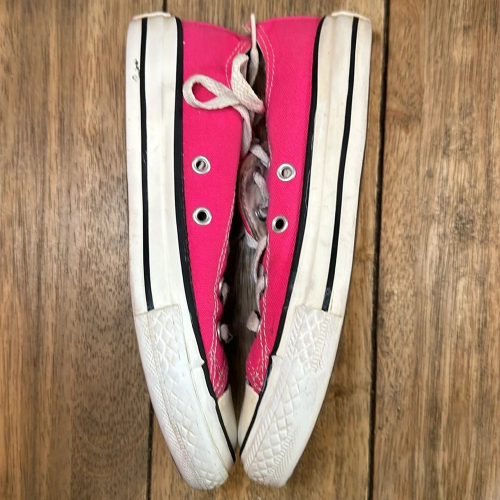 Converse Pink Pop Chuck Taylor All Star Junior's Ox Lace Up Low Top/Sz 1